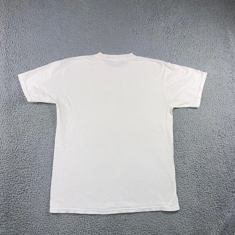 VTG Champion Quinnipiac University T-Shirt Men L White Short Sleeve Graphic Tee‎ - Picture 2 of 7